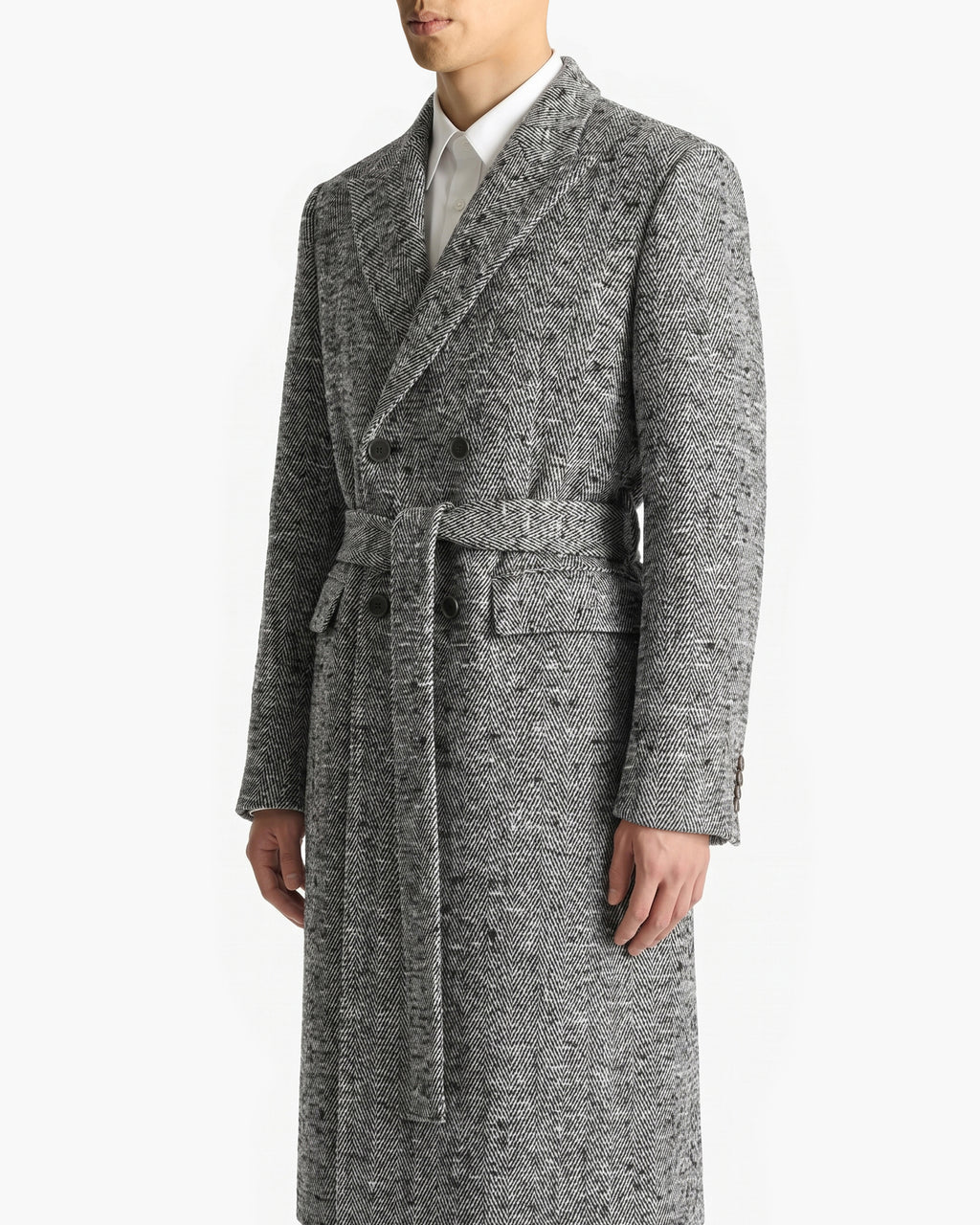 STEINWAY HERRINGBONE COAT