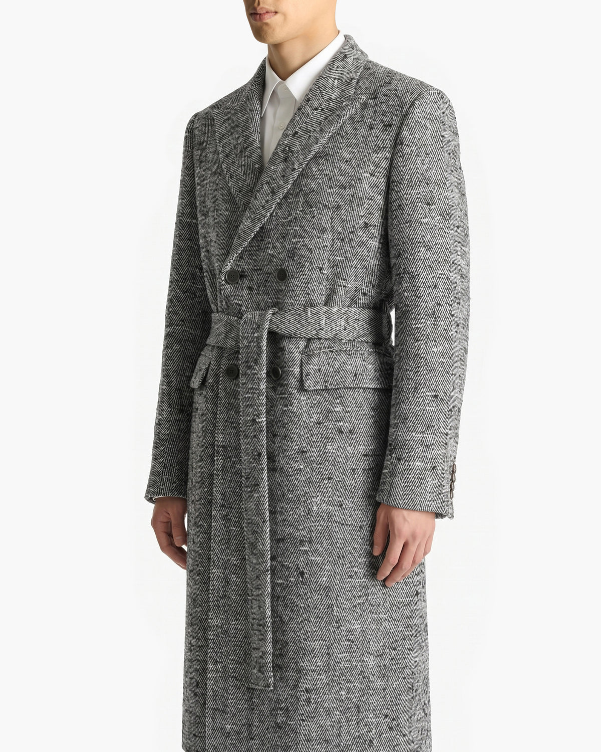 STEINWAY HERRINGBONE COAT