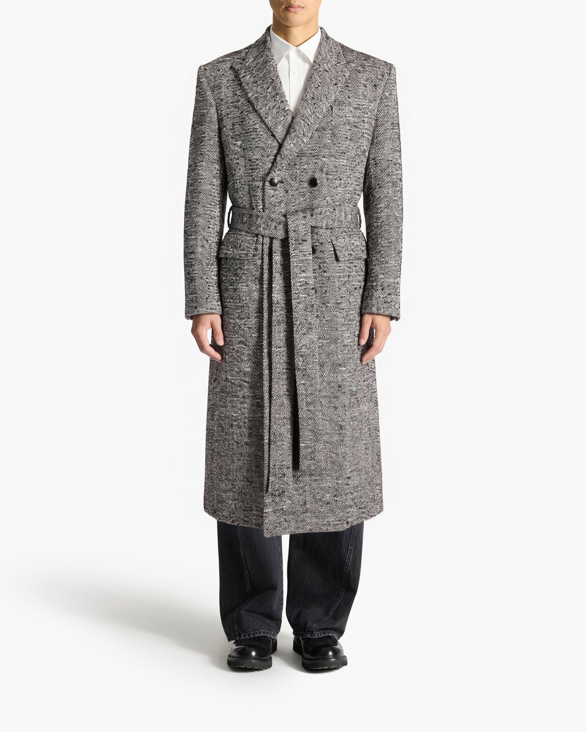 STEINWAY HERRINGBONE COAT