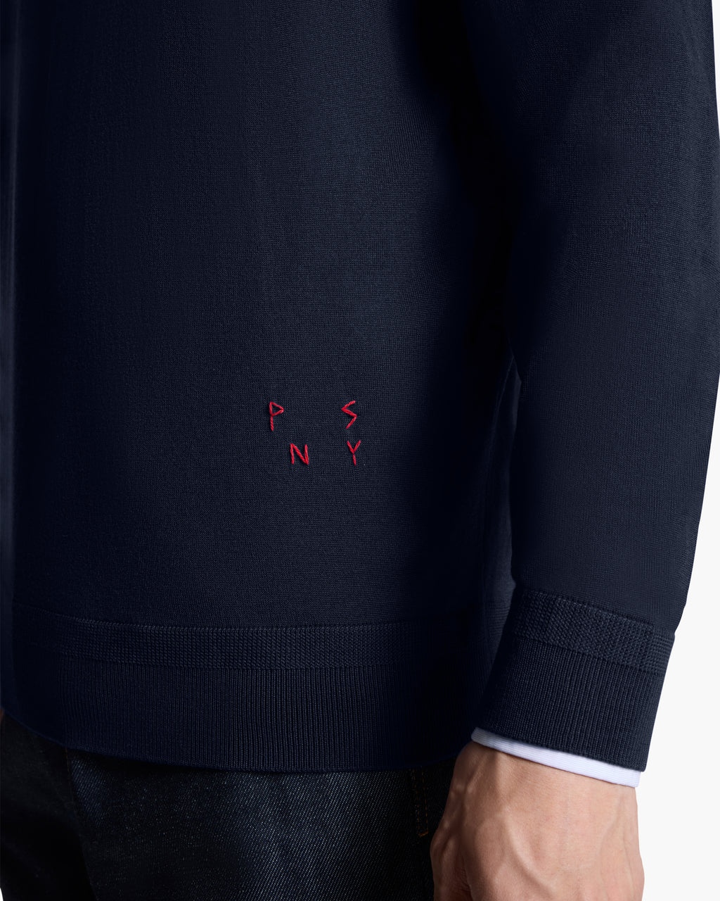 HOYT NAVY SWEATER