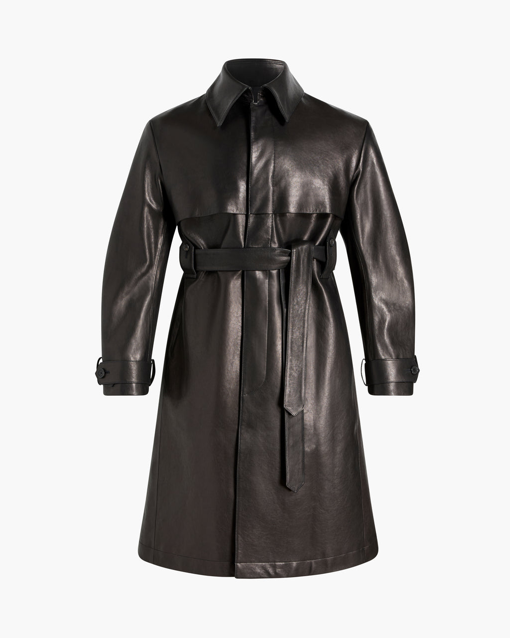 LAFAYETTE LEATHER TRENCH