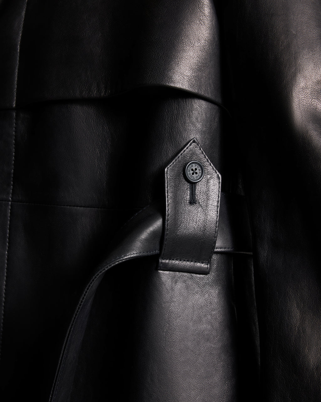 LAFAYETTE LEATHER TRENCH
